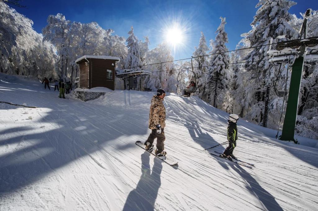 J-H APARTMÁNY SKIRESORT Buková Hora - Orlické hory Červená Voda Esterno foto